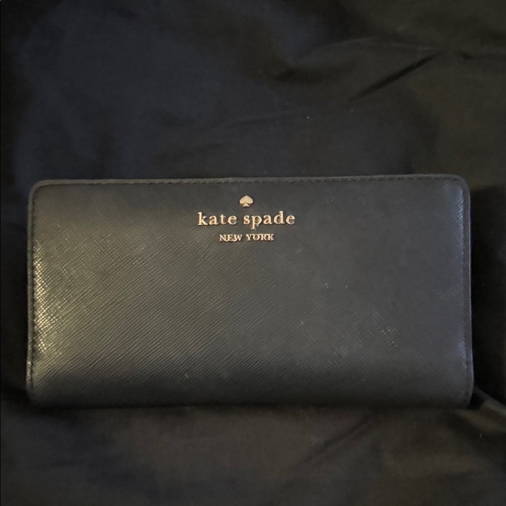 Kate Spade Midnight Black Clutch